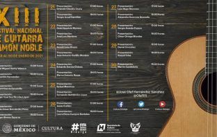 Inicia Festival Nacional de Guitarra Clásica Ramón Noble en su edición virtual