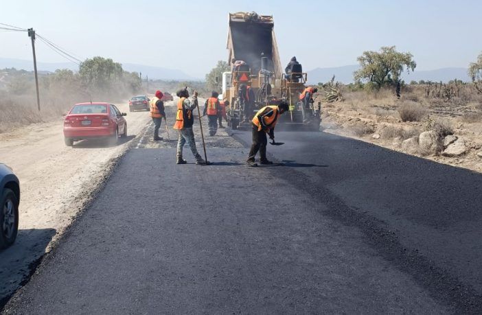 Avanza reconstrucción de carretera Tecamatl – Ajacuba