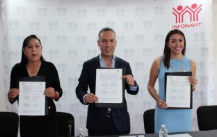 Infonavit, CDHEH y Apan firman convenio por derechos humanos