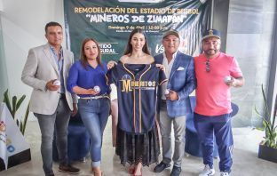 En Zimapán, impulsan turismo con remodelación de estadio