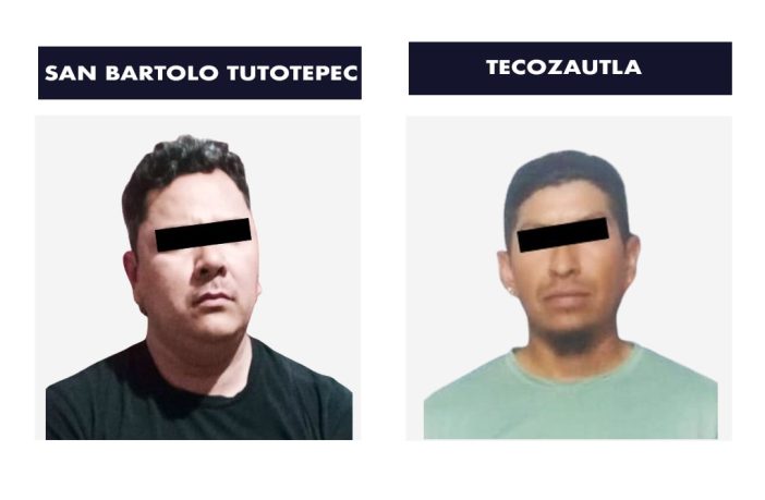 Decomisan armas y detienen a dos personas en Hidalgo
