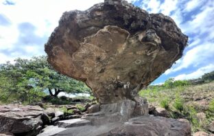 Conoce las pinturas rupestres en Tezoquipan, Alfajayucan
