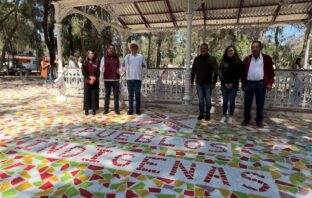 Parque de Ixmiquilpan cobra nueva vida con materiales reciclables